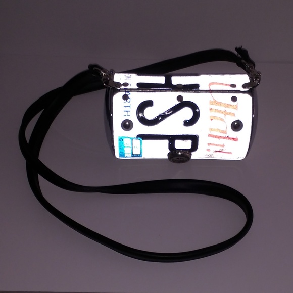 Little Earth Handbags - Little Earth license plate bag Ski Utah #122HSP